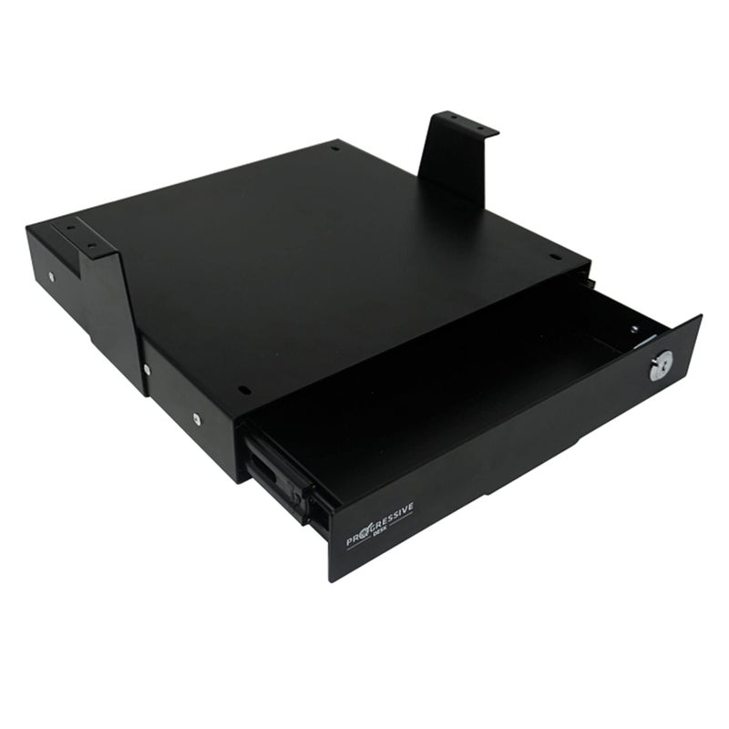 PROGRESSIVE AUTOMATIONS Under Desk Mount Drawer for Electric Standing Desk- Black, DS-01-Black - Image 2
